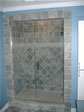 Special custom glass shower doors can be installed in any bathroom that RBA builds