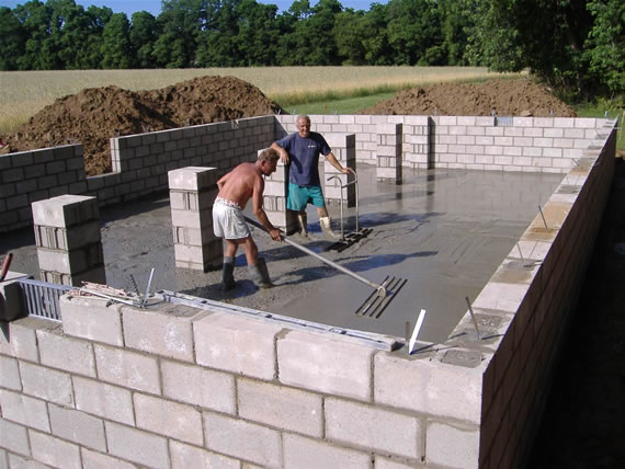 modular home foundation construction